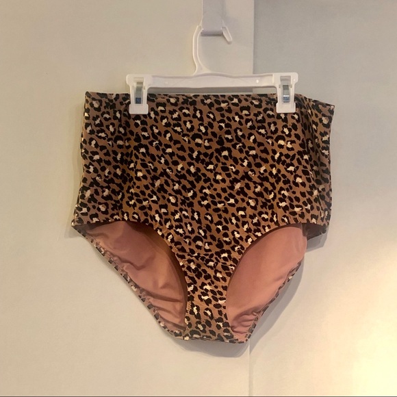 NEW [Aerie] high waisted leopard bikini bottom 🐆 - Picture 3 of 7